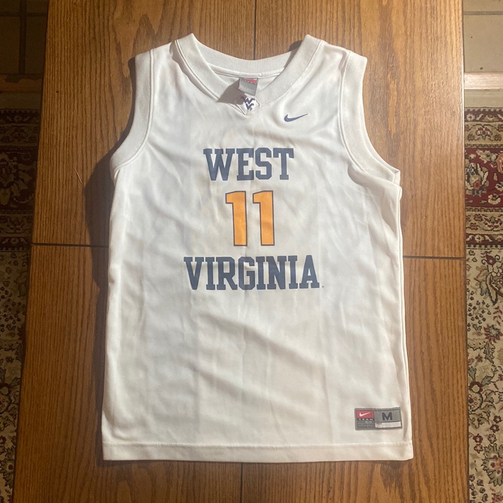 WVU Mens Basketball #11 Jersey West Virginia University Mountaineers